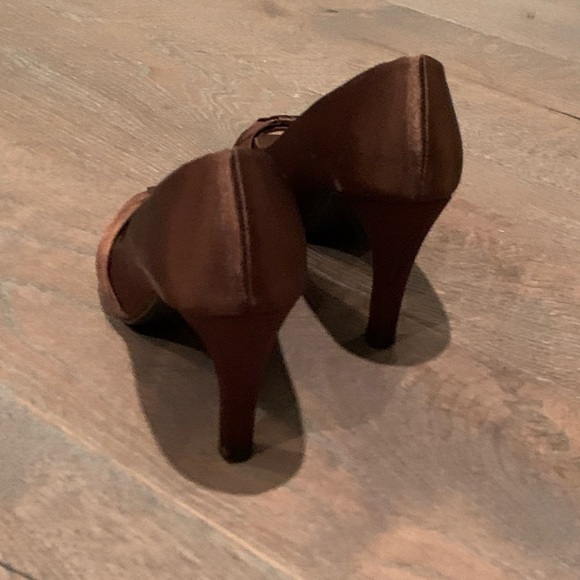 Mootsies Tootsies Satin Peep-Toe Pumps - Picture 4 of 7